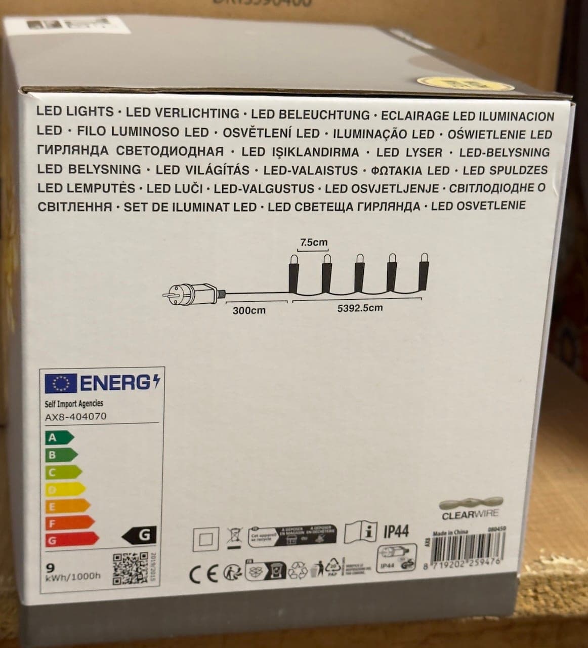 LED Lichterkette 720 LED warmweiß – 54 m – Foto 3