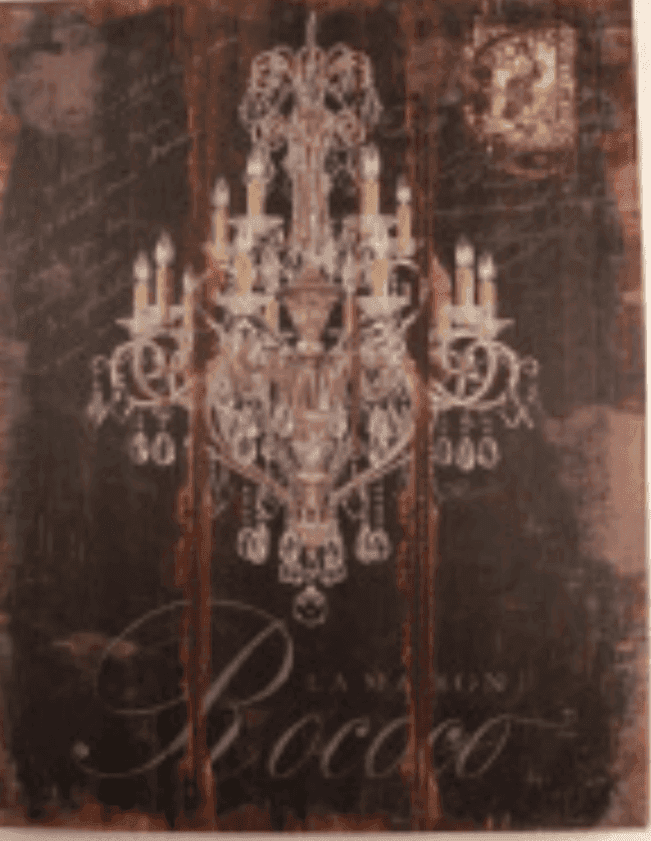 Bild Kronleuchter Lüster braun beige gold – 35×45 cm – Foto 2