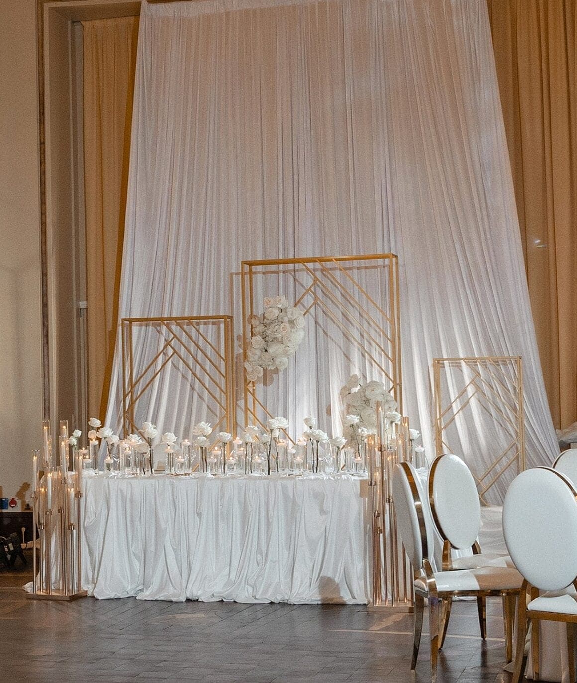 Backdrop Gatsby gold – 2,0 m – Foto 3
