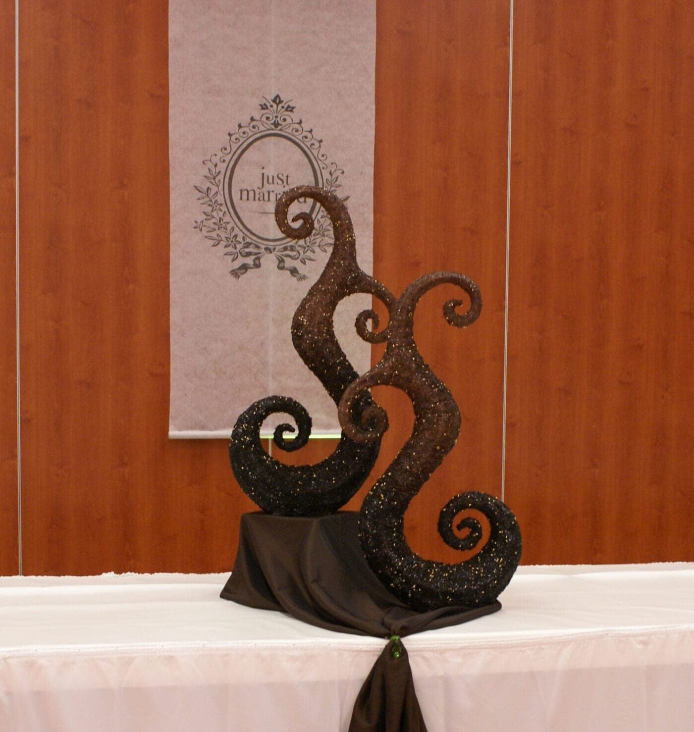 Ornament Dekoelement Büffetdekoration türkis – Foto 3
