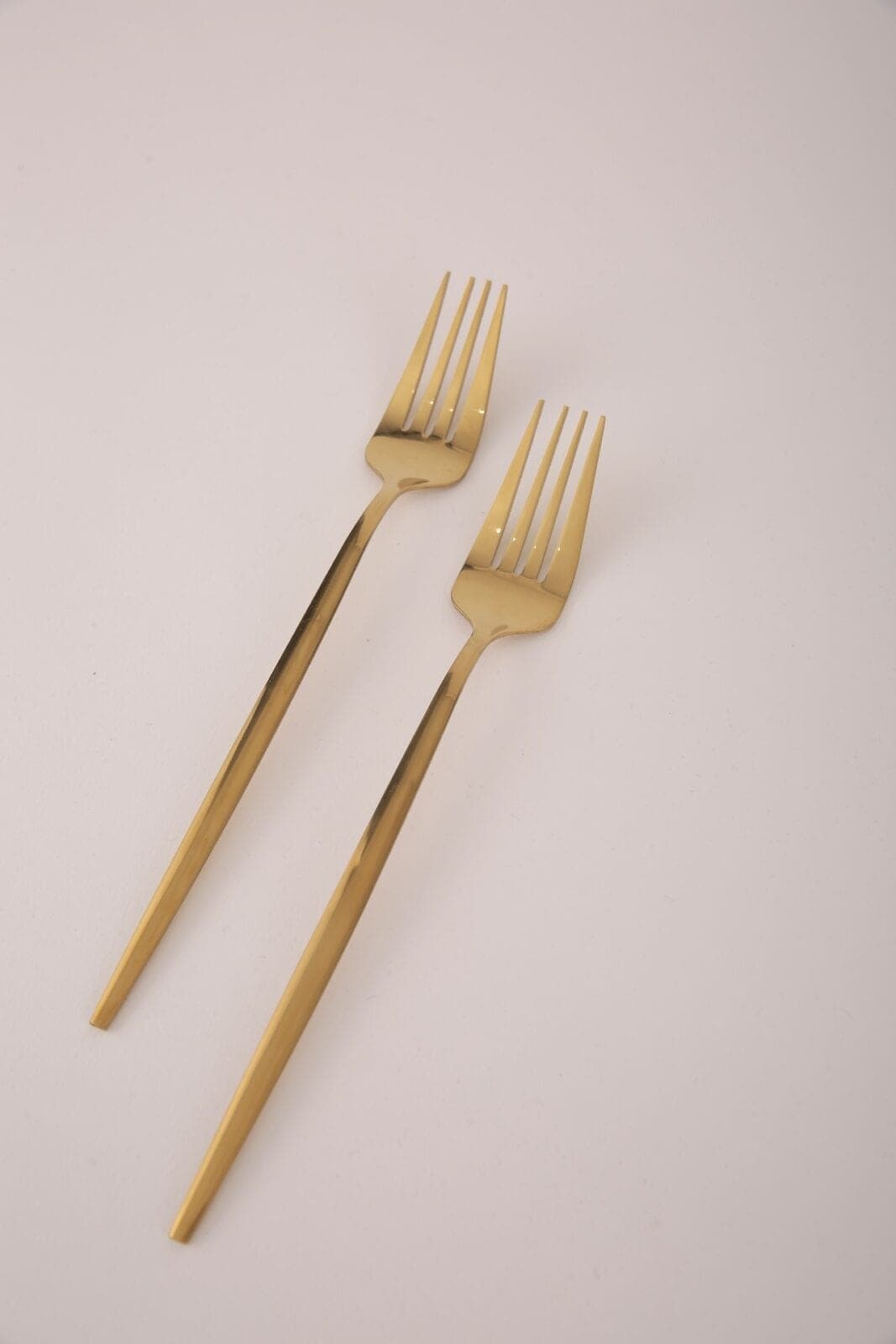 Gabel glänzend gold – 21,5 cm – Foto 6