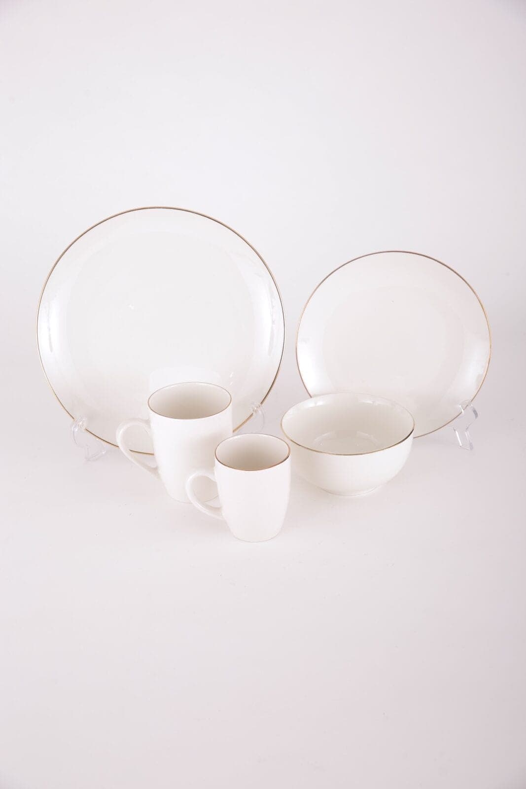 Kaffeetasse Goldrand Keramik – 9 cm – Foto 4