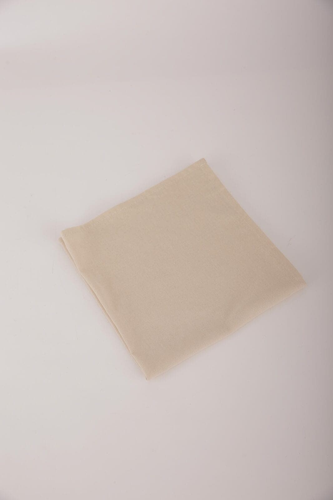 Stoffserviette Leinenoptik beige – 50×50 cm – Foto 2