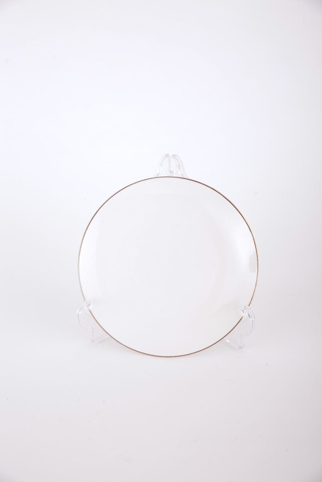 Menüteller Goldrand Keramik – 26.5 cm – Foto 4