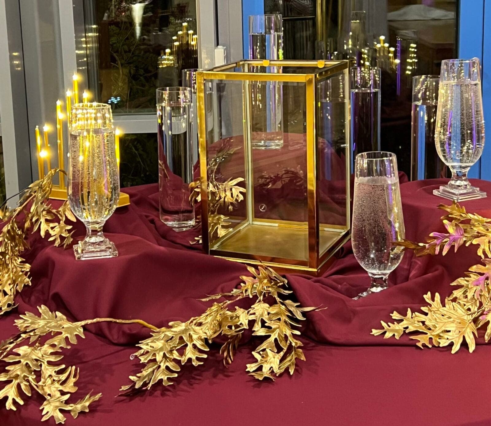 Couverteinwurf Laterne gold – Foto 2