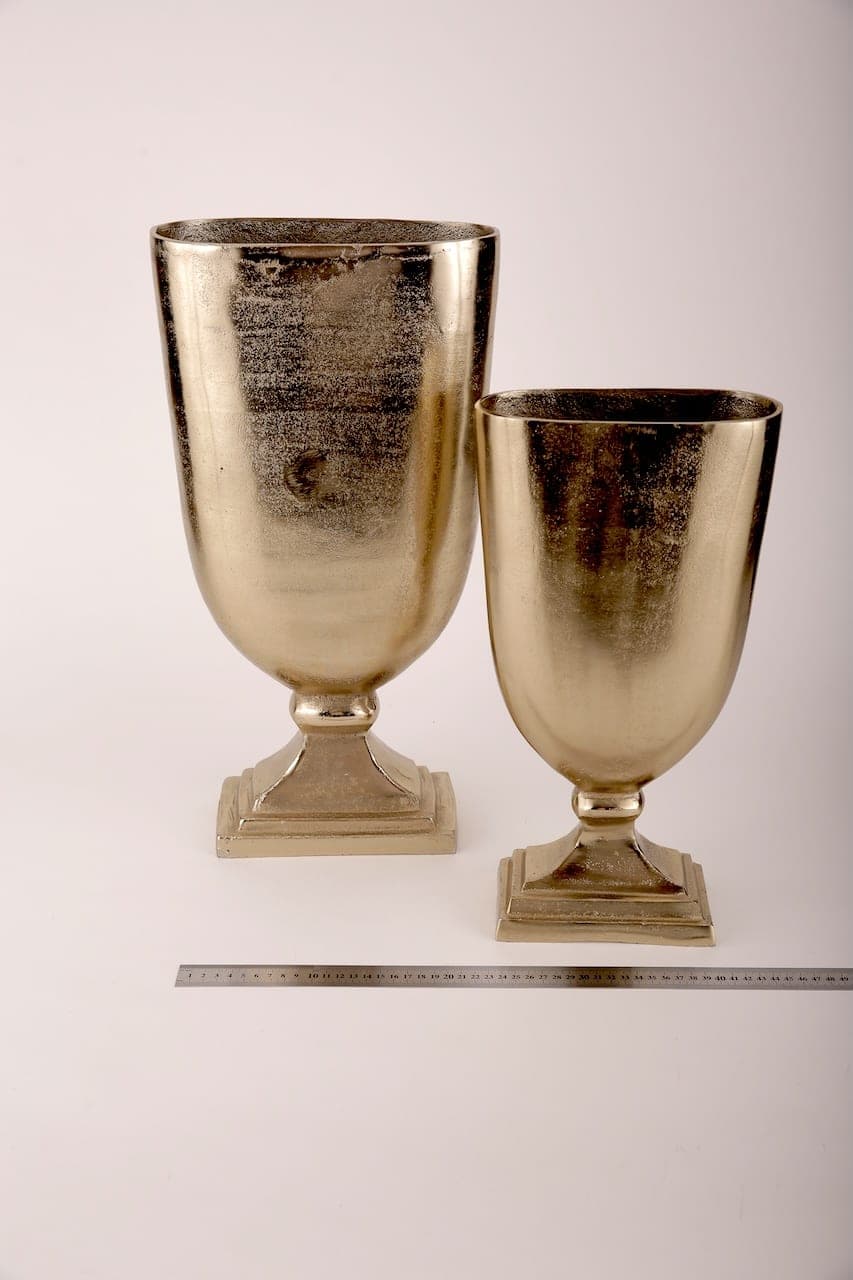 Vase Couverteinwurf Geschenkbox gold – 41-51 cm – Foto 4