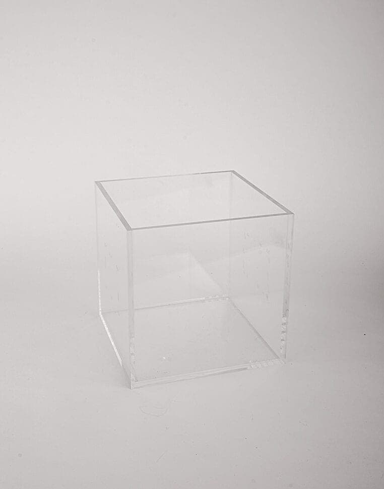 Würfel Säule Acryl transparent – 30 cm – Foto 2