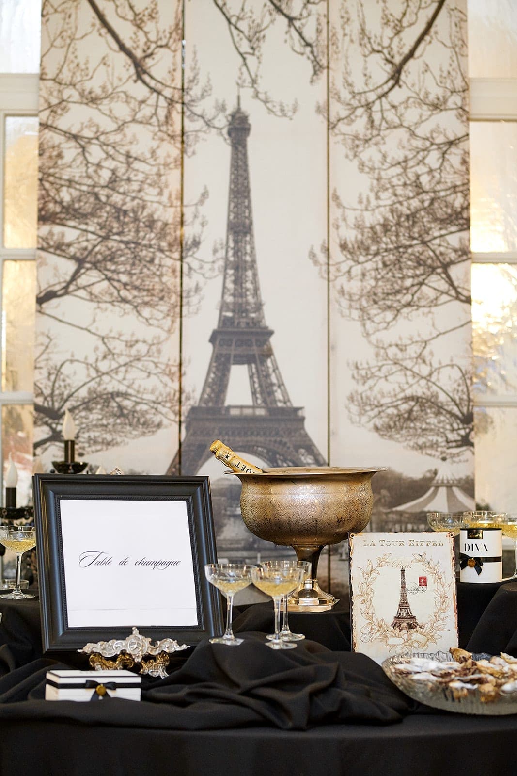 Table de Champagne, Champagner Tisch