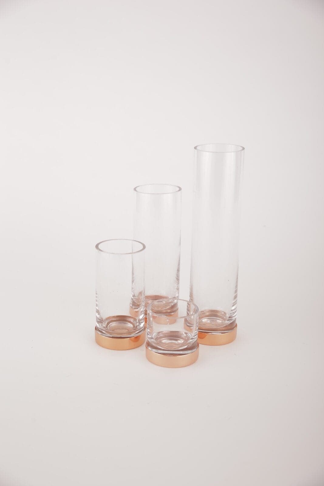 4er Set Minizylinder / Vasen – 6-24cm – Foto 3