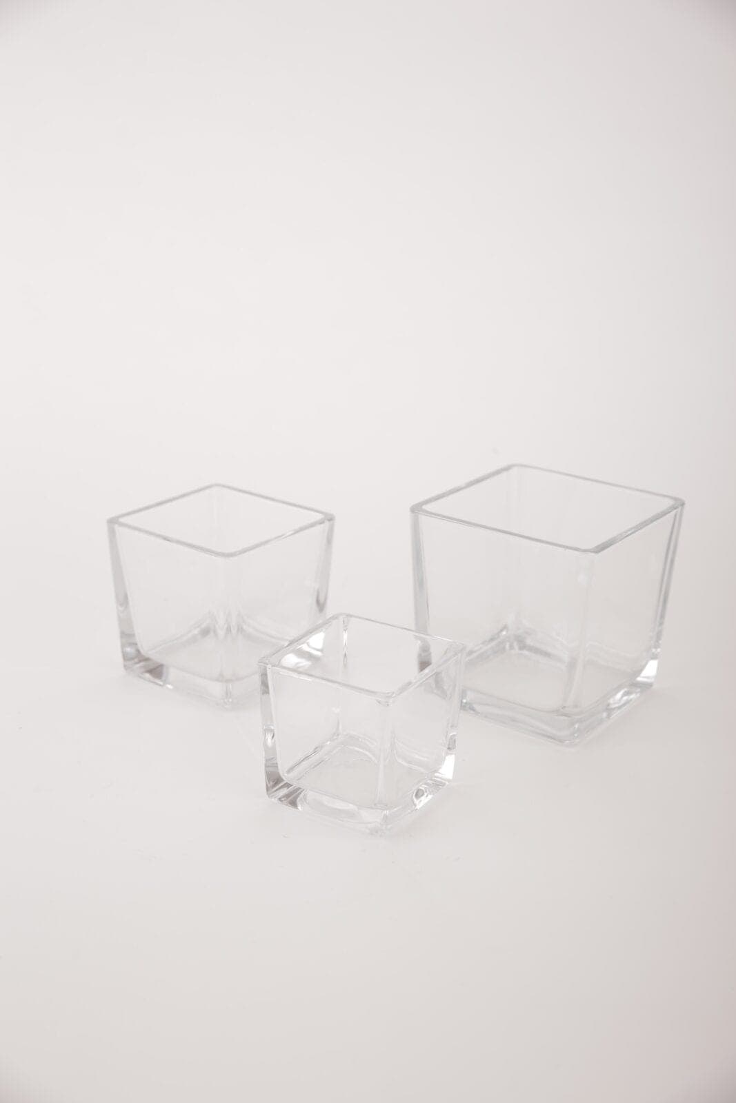 Cubes Glas Kerzenhalter für Schwimmkerzen – 8-15 cm – Foto 2