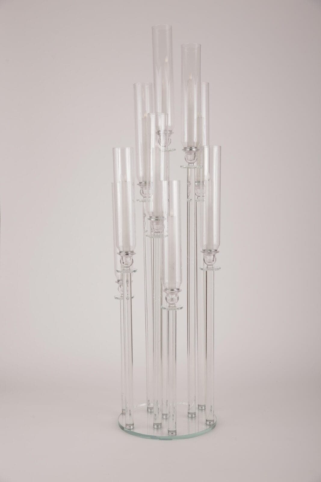 Kerzenständer Skyline Kristall 10 Arm inkl. Kerzen – 1 m
