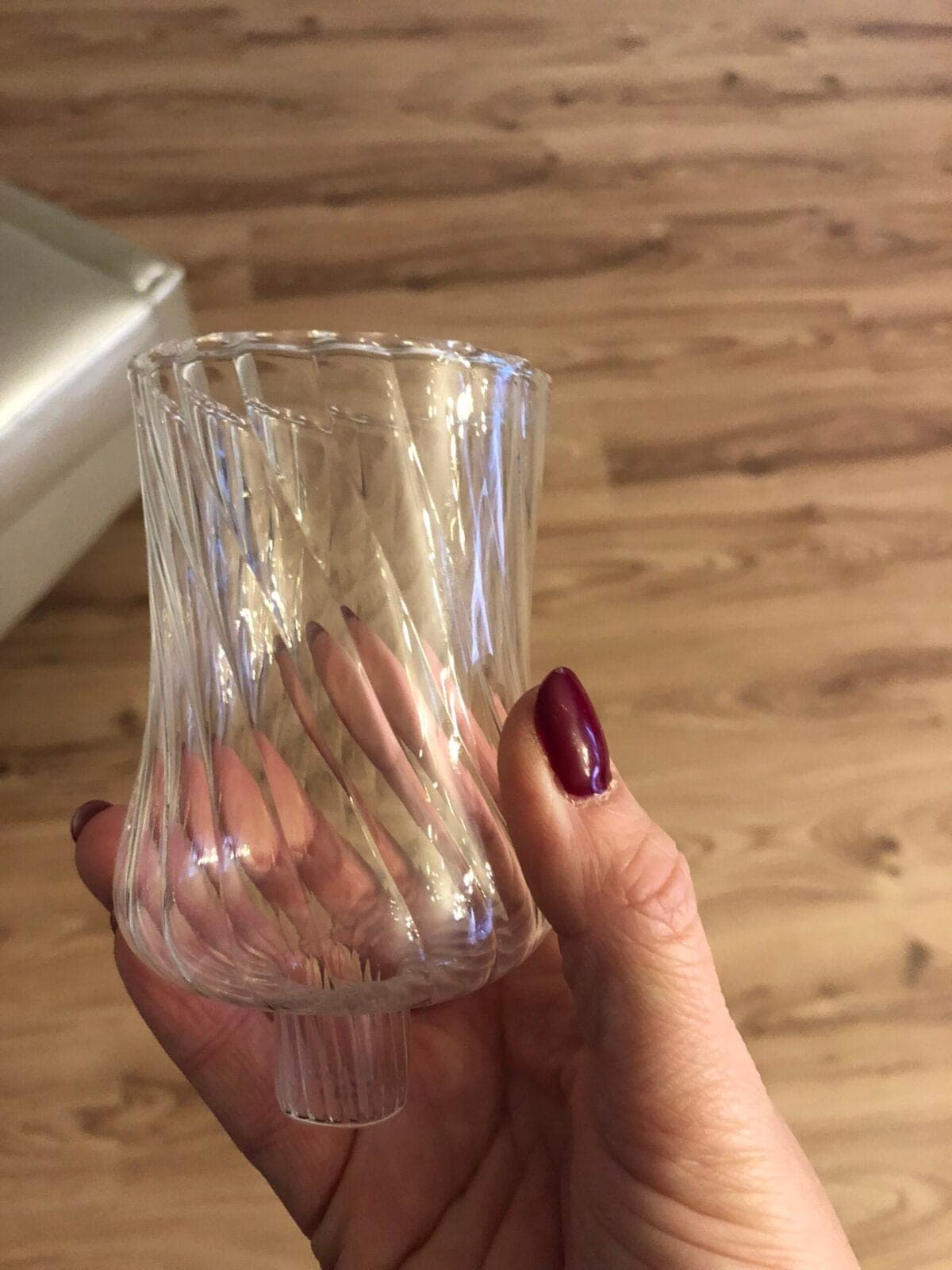 Kerzenständer Aufsatz geriffelt
