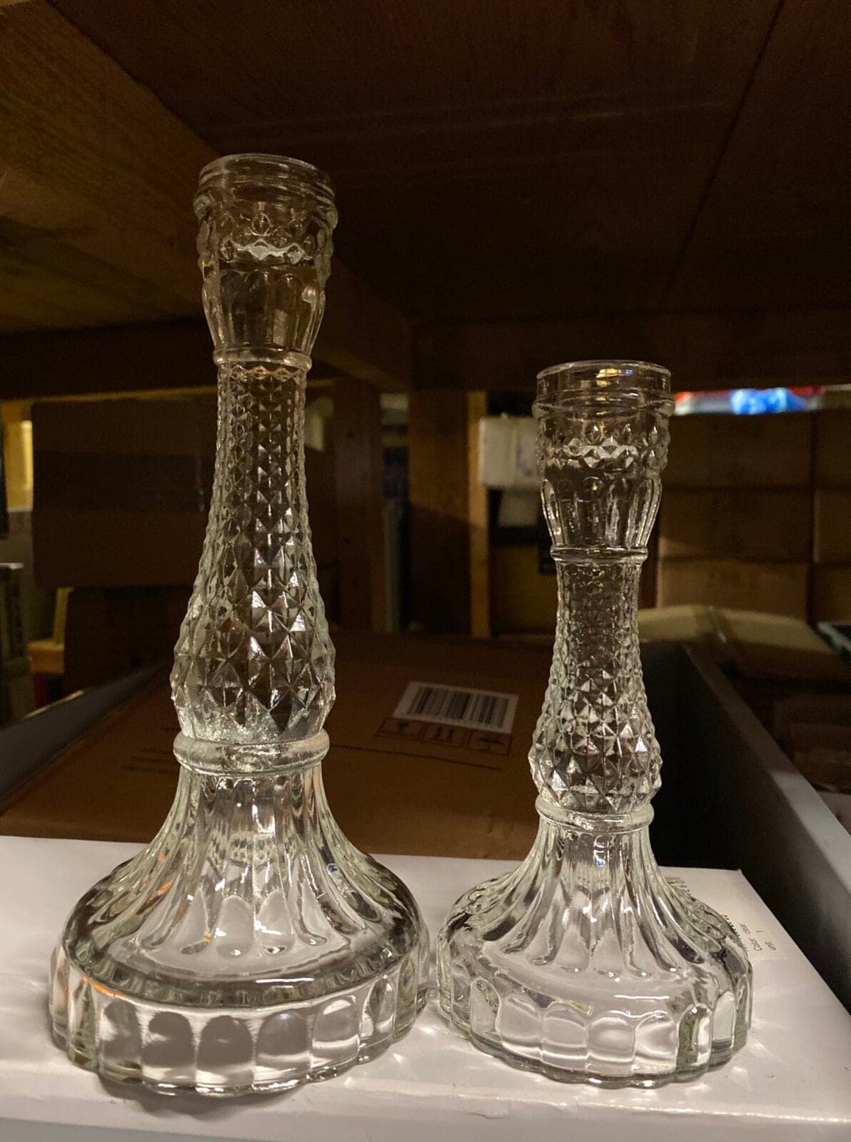 Kerzenständer Glas