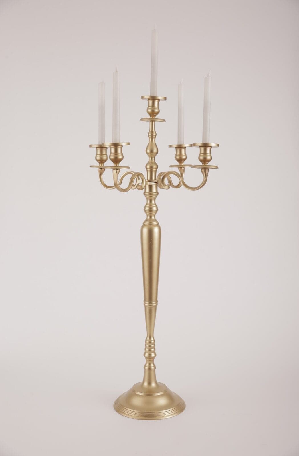 Kerzenständer gold 5 Arm – 1 m