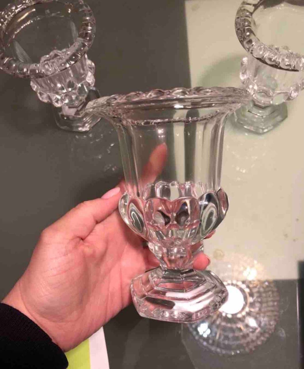 Klassische Vase klein massiv – 14,5 cm – Foto 4