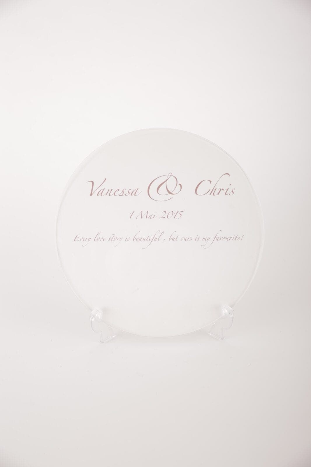 Platzteller Acryl transparent – 30 cm – Foto 5
