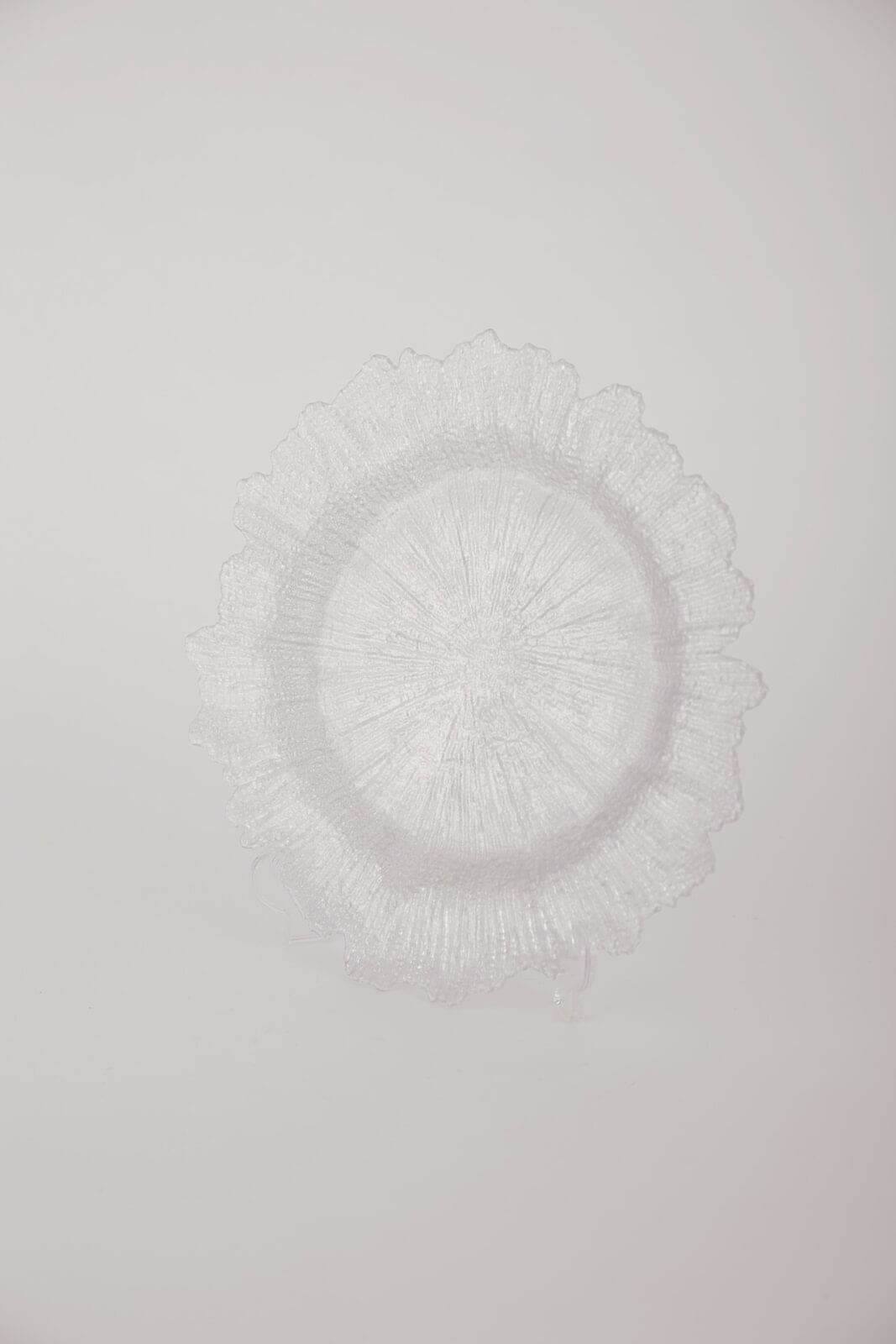 Platzteller Blatt silber – 33 cm – Foto 3
