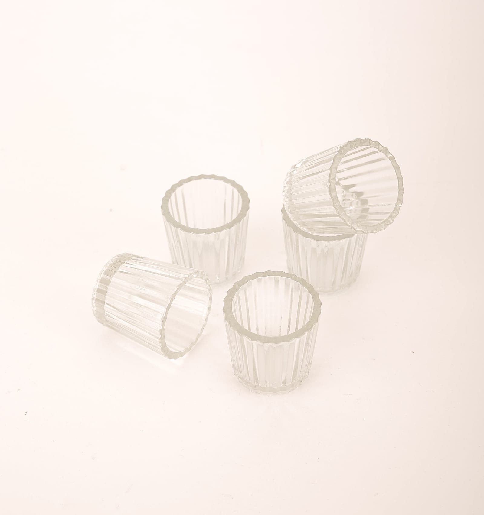 Riffelvasen mini – 6 cm