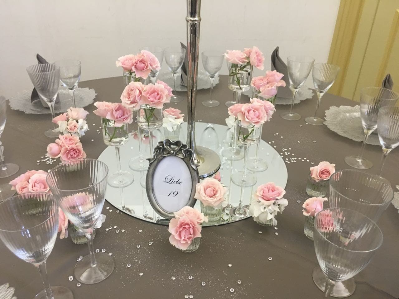 3er Set Teelichthalter Vase Kerzenständer – 20-30 cm – Foto 5