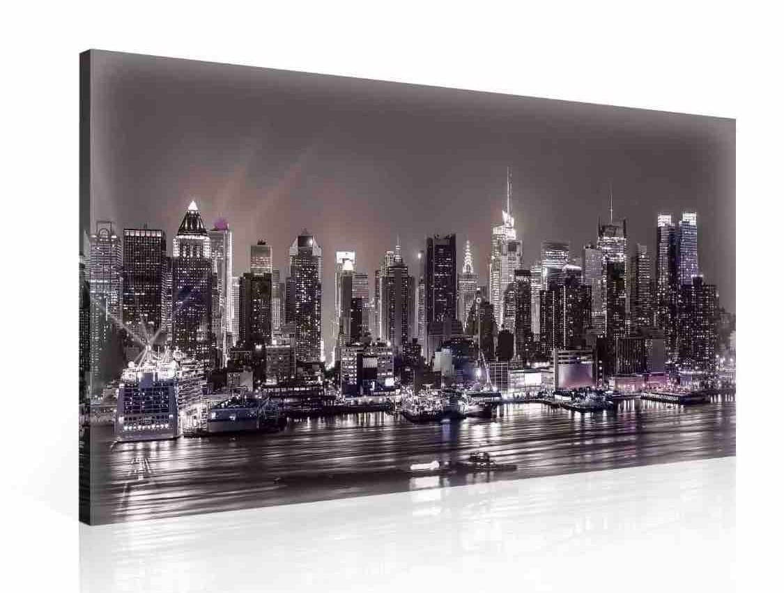 Bild New York schwarz – 100×75 cm