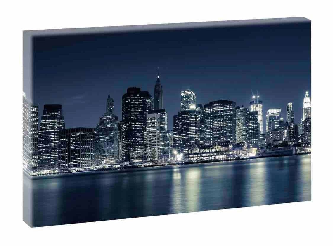 Bild New York dunkelblau – 100×75 cm