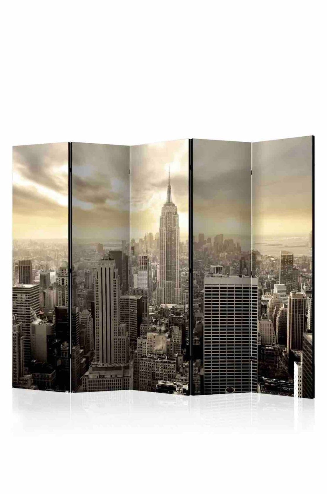 Bild New York Paravent schwarz