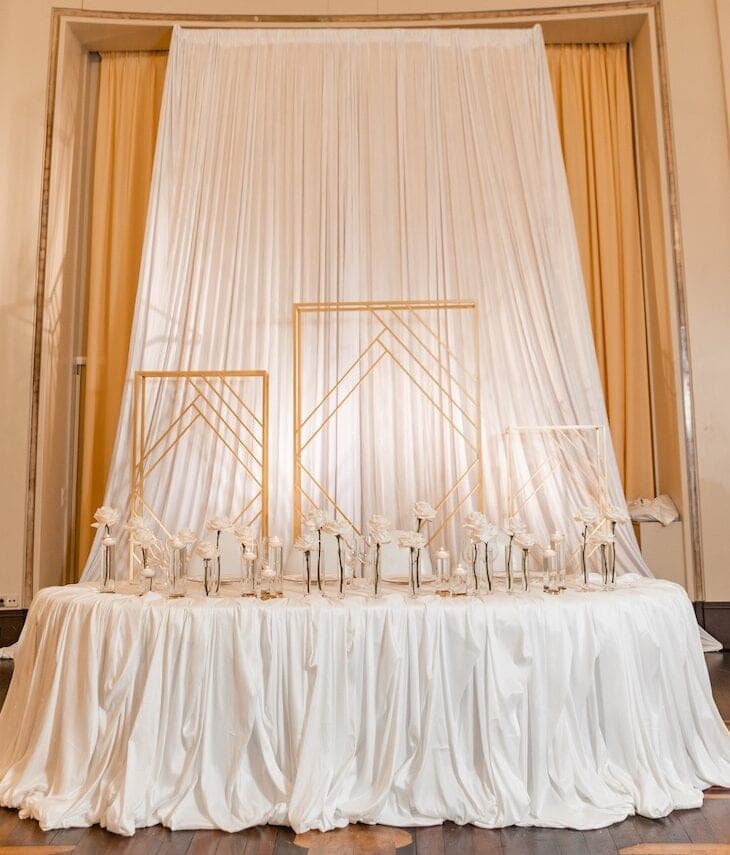 Backdrop Gatsby gold – 2,0 m