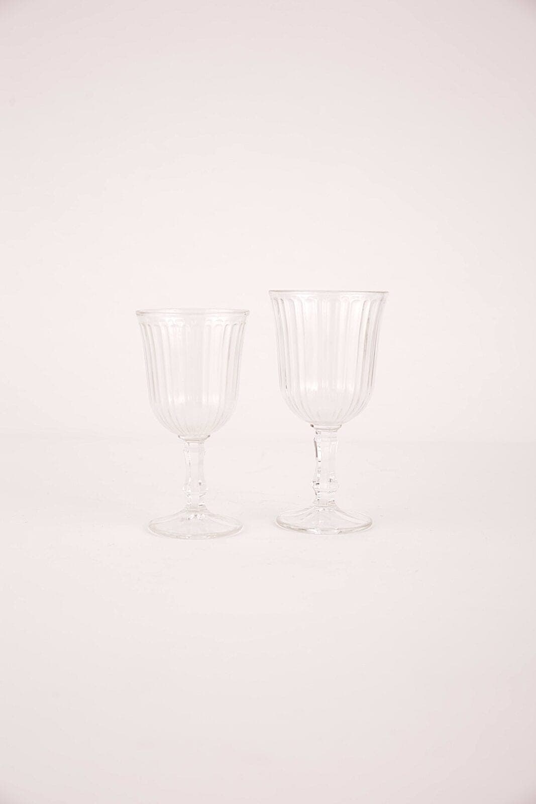 Weißweinglas geriffelt mittel – 14,5 cm