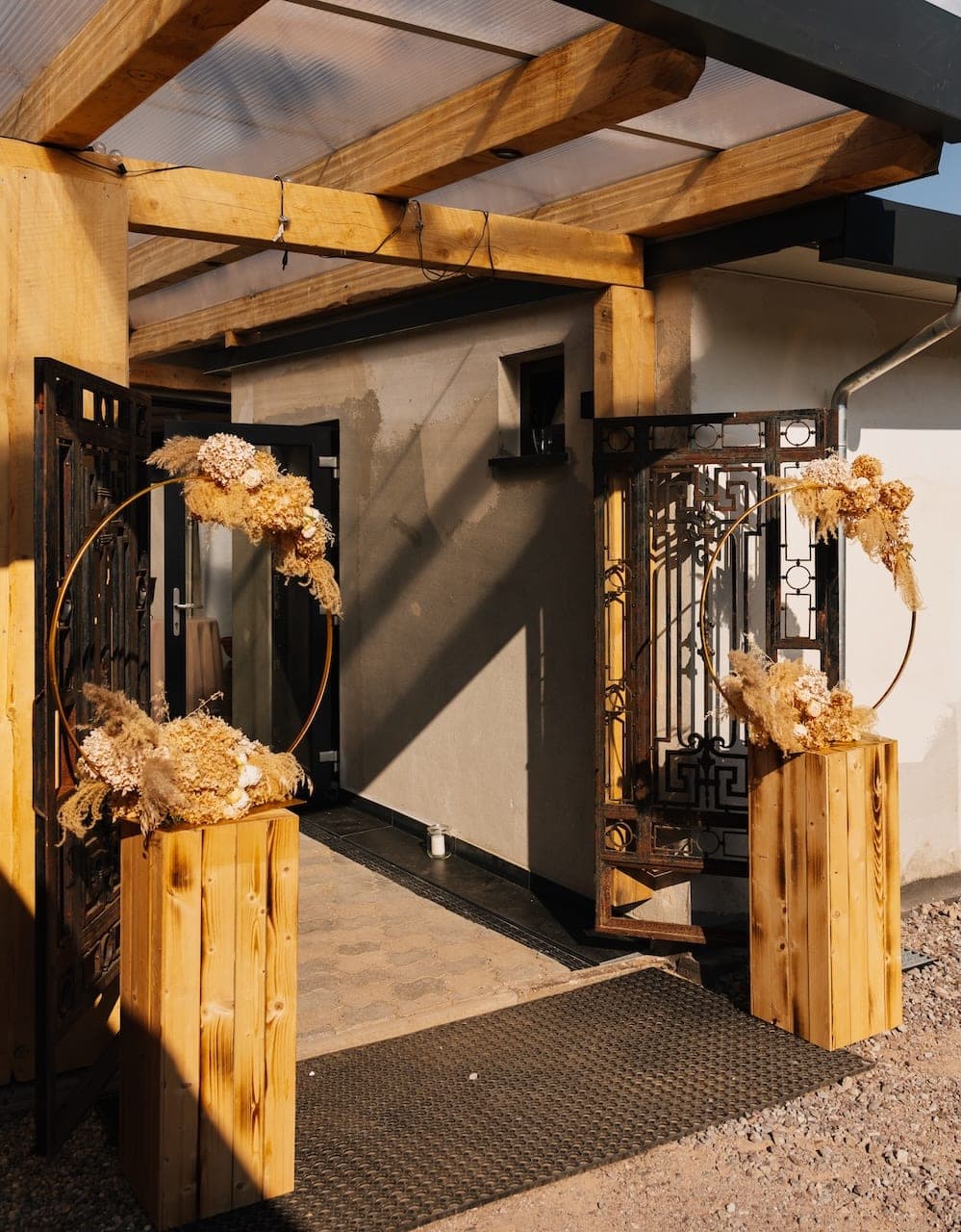 Säule Holz Boho Vintage – 1,12 m