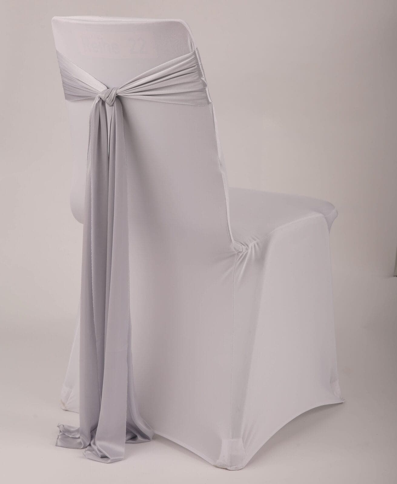 Stuhlhusse Stretch weiß