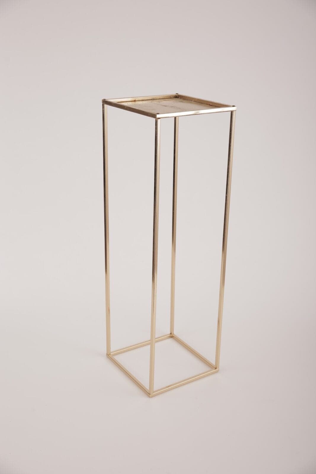 Blumensäule gold – 80 cm