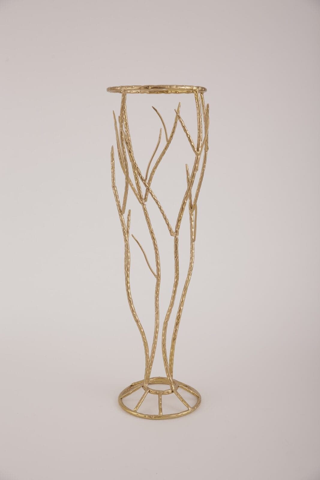 Blumenständer Baum gold – 80 cm