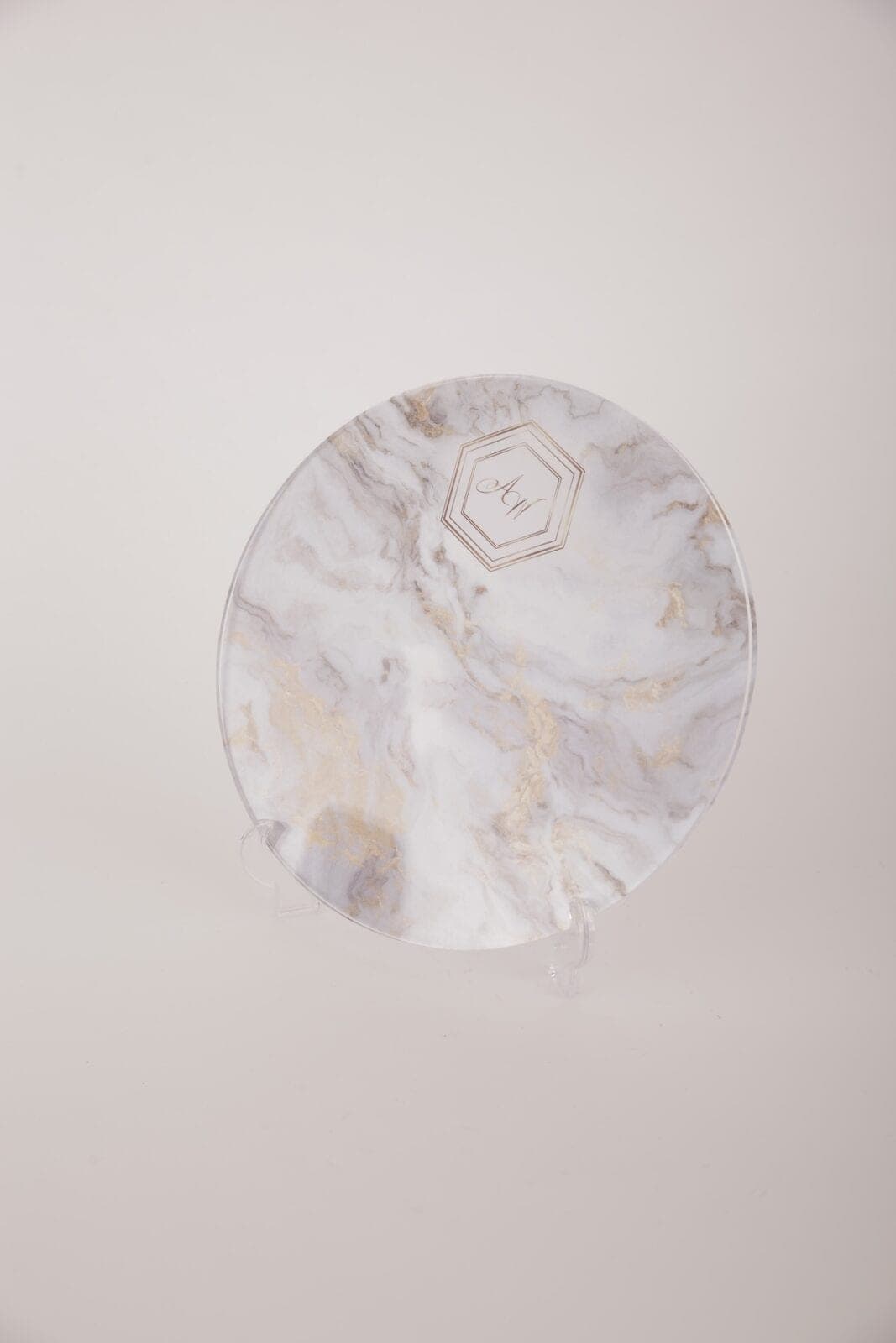 Platzteller Acryl transparent – 30 cm