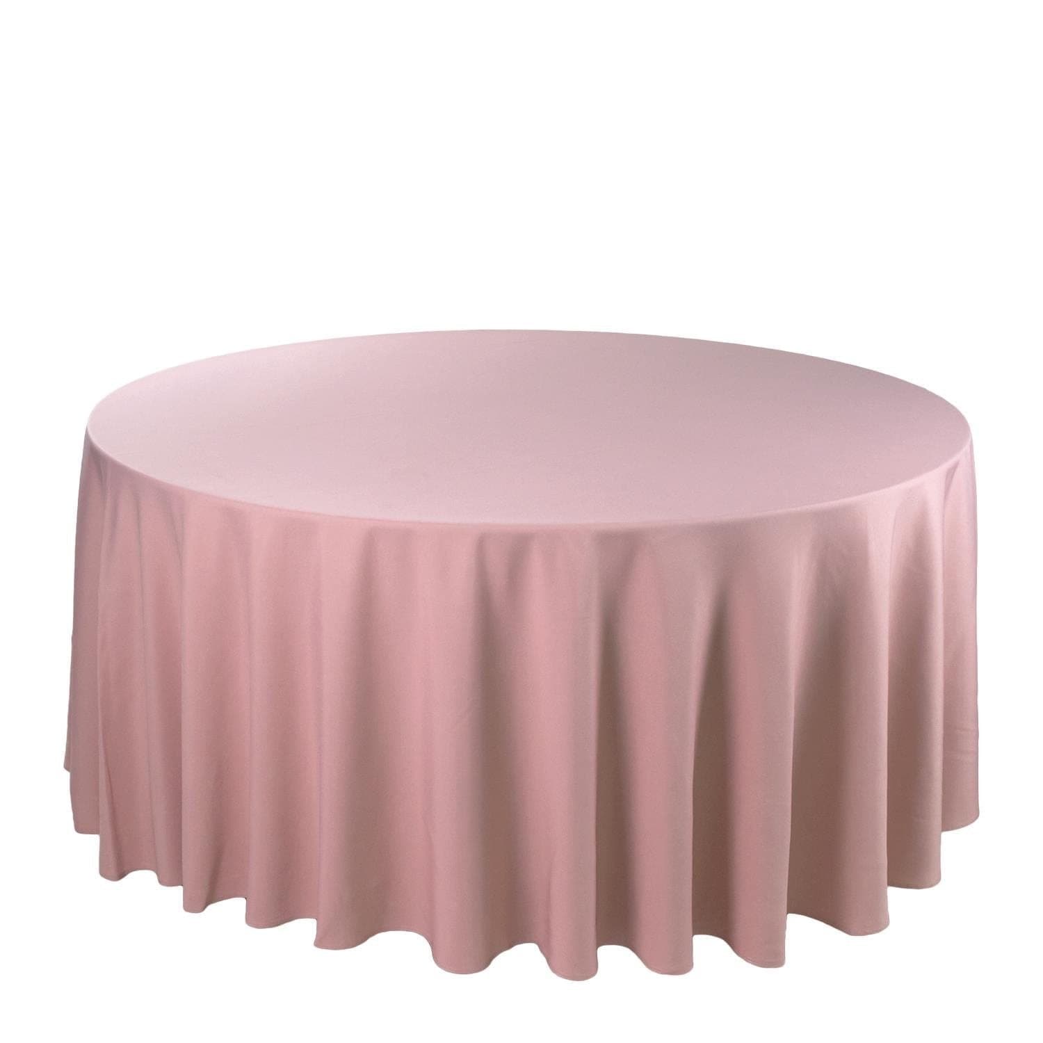 Tischdecke altrosa rund – 3 m