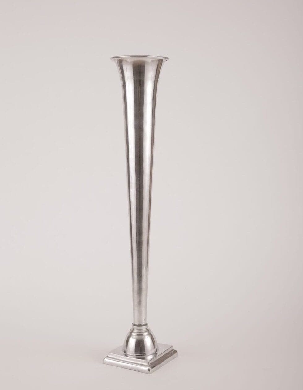 Vase Metall silber – 77 cm