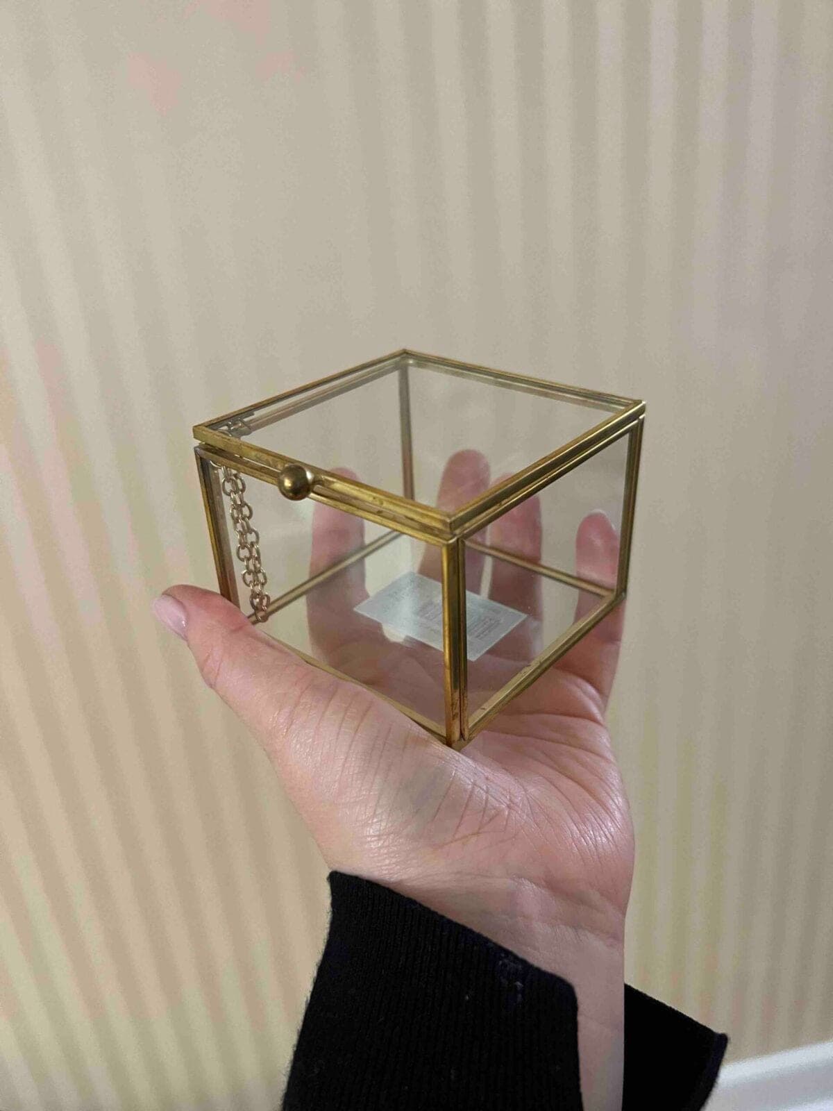 Ringkissen Ringbox gold klein